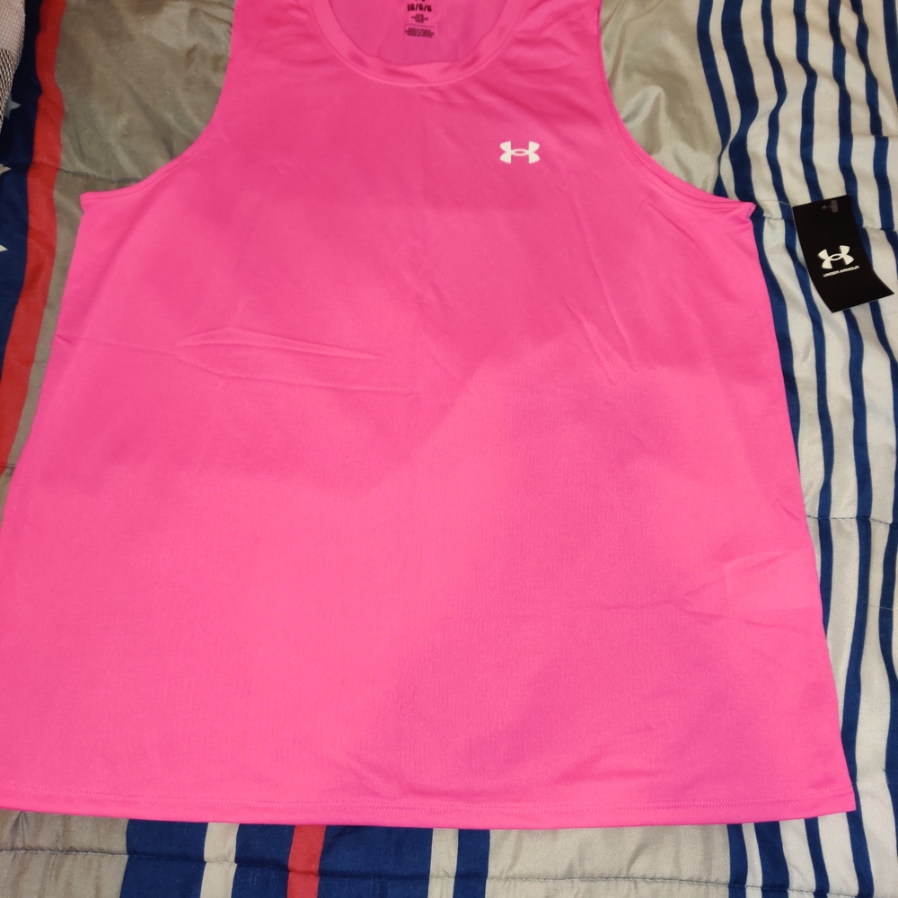 Under Armour Vibrant Pink Sleeveless Top